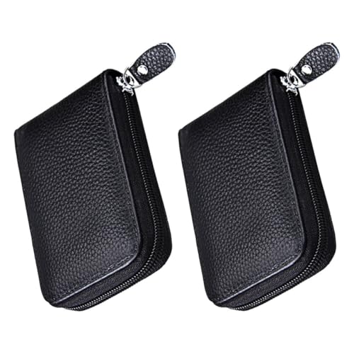 Porte-cartes en cuir de vachette de qualité supérieure élégant et compact pour affaires