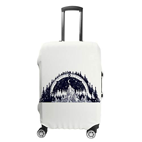 Housse pour valise boussole accessoire de voyage anti-rayure lavable