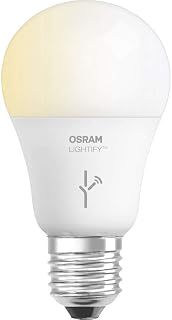 OSRAM Lamps Lightify CLASSIC A LED-Glühlampe Tunable White, Dimmbar, Warmweiß bis tageslicht 2700K - 6500K, Kompatibel mit Alexa, 4052899926165