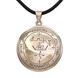 Moonlight Mysteries Bronze Sigil of Archangel Michael Talisman Necklace