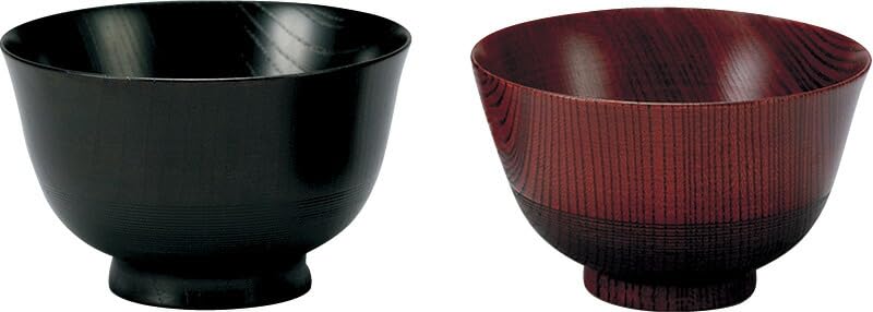山中漆器　伝シリーズ　夫婦汁椀　黒　朱　伝　TSUTAE　ペア 山中漆器 夫婦汁椀｜伝 TSUTAE｜天然木×漆の贈り物