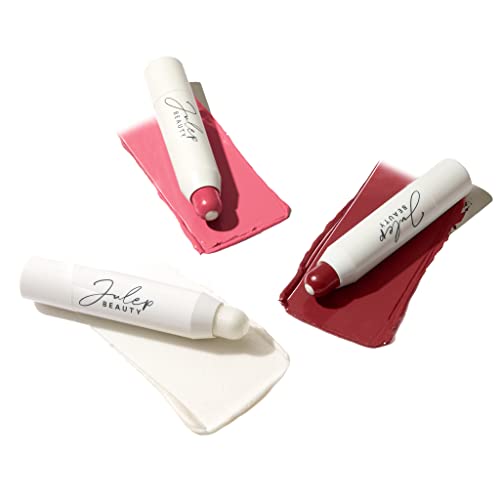 Julep It's Balm: Tinted Lip Balm + Buildable Lip Color - Iridescence, Nectar Pink CrÃ¨me, Cherry Wood CrÃ¨me - Natural Gloss Finish - Hydrating Vitamin E Core - Vegan