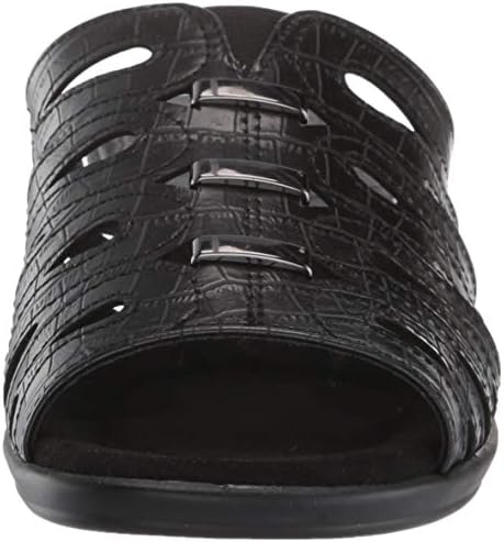 Easy Street womens Slide Sandal Black crocodile 5.5 medium US | Image 1