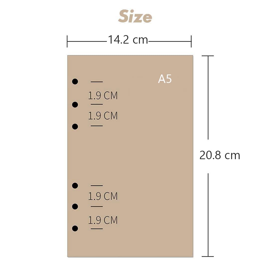 Carta Di Ricarica Per Raccoglitore B6 - 124 Fogli Rigati Per Diari, Agende E Taccuini Ad Anelli - Foto 11