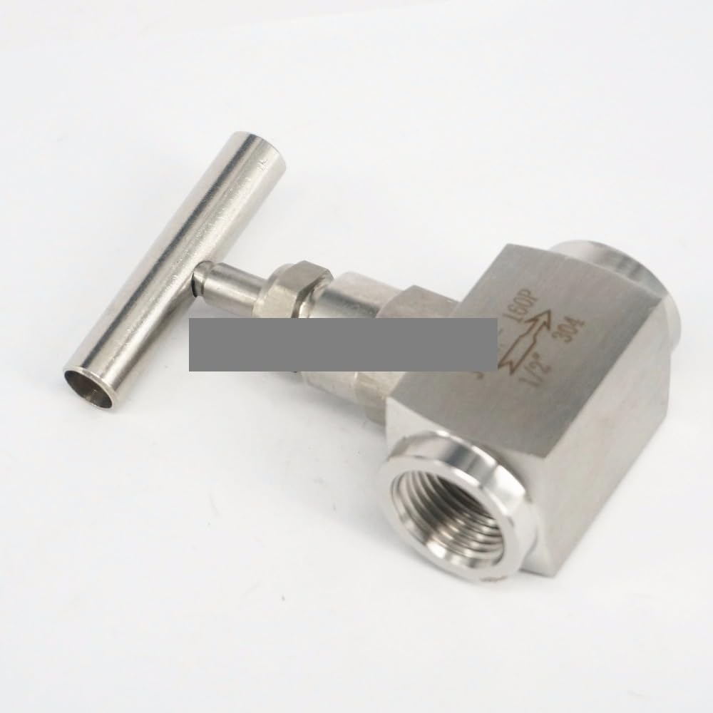 1/2インチ BSP メススレッド 304ステンレススチール フローコントロール シャットオフニードルバルブ 水/ガスオイル用