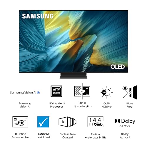 Image of Samsung 163 cm (65 inches) 4K Ultra HD Smart OLED TV QA65S95FAULXL