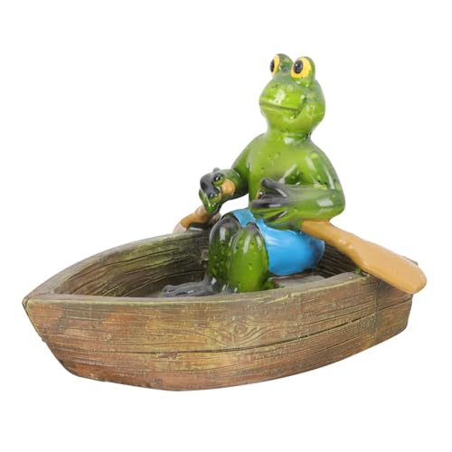 DECOMELODY Figura de de para Jardín y Estanque Decoración Flotante para Exterior Duradero para Patio y Piscina Estatua Realista para Paisaje Acuático