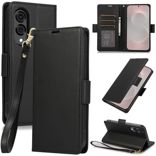 Étui portefeuille Galaxy S20 FE magnétique avec compartiments et flip arrière