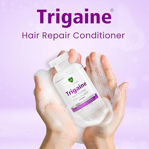 Image of Trigaine Hair Repair Conditioner 200ml | Argan Oil, Xylishine & D-Panthenol | Deep Hydration, Smoothness & Natural Shine | Soft, Frizz-Free, Healthy Hair | Conditioner for Dull,Dry & Damaged Hair