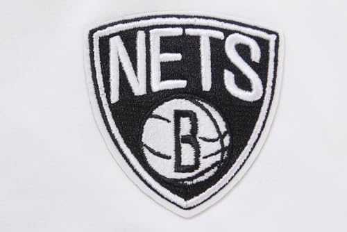 Pro Standard Womens NBA Brooklyn Nets Classic Chenille Short Sleeve Boxy Tee White M by Pro Standard - Used condition - Image 5