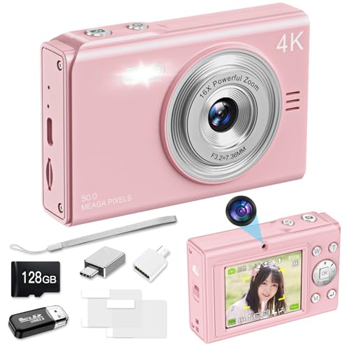 Amazon | Moledro 4K デジタルカメラ デジカメ 5000万画素 懐中