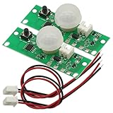 2Pcs 3.7V Solar Lamp Board Control Sensor Night Light Module Controller Module Infrared Human Body Induction Solar Circuit Board