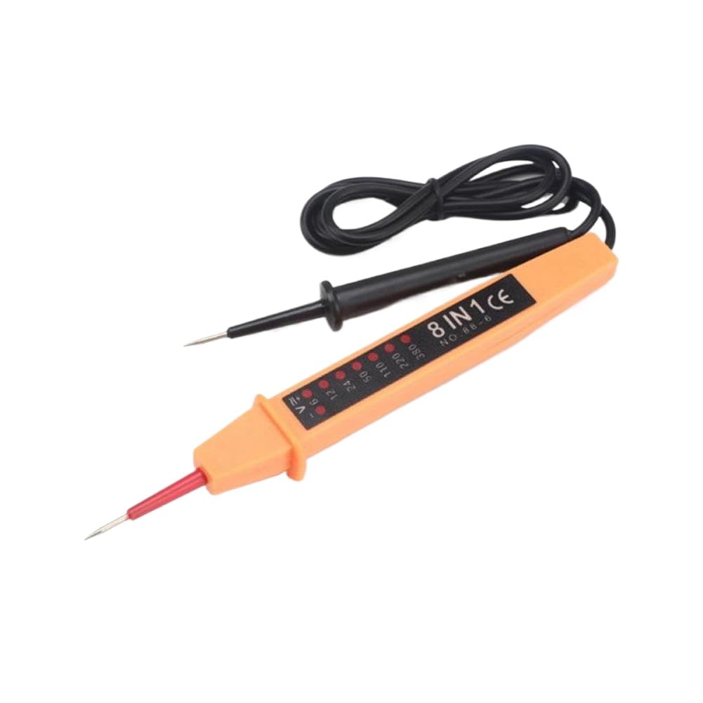 Acht-in-einem-Spannungsprüfstift AC DC 6–380 V automatischer elektrischer Detektor mit LED-Licht