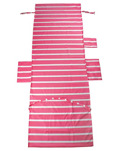 Chengsan - Funda para tumbona de playa, toalla de playa mate, para el jardín, las vacaciones, con bolsillos, Microfibra, 10, 75 x 215 CM / 29.5 x 84.6 inches