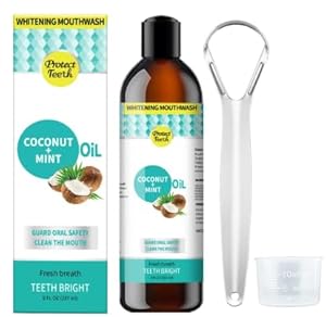 Protect Teeth Aufhellendes Kokosnuss-Minze Mundwasser