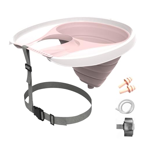 Lavabo Pour Cheveux, Lavabo pour Cheveux pour Personnes Alitées Lavabo Pliable Lavabo Gonflable pour Cheveux Avec Ceinture pour Personnes âgées Enfants...