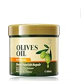 Mascarilla Pelo Hidratante y Reparadora 500ml - Mascarilla Pelo Seco y Dañado con Aceite de Oliva - Nutritiva Pelo y Hair Mask para Cabello Fino y Rizado