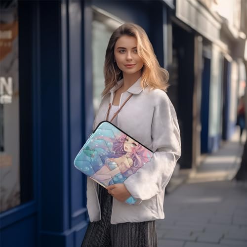 Funda para portátil de 13-14 pulgadas tipo sirena miniatura 7