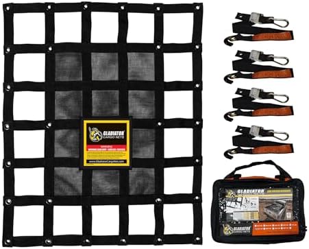 Gladiator Cargo Nets - Heavy Duty Cargo Net - ATV/Quad/Plane/RV (...