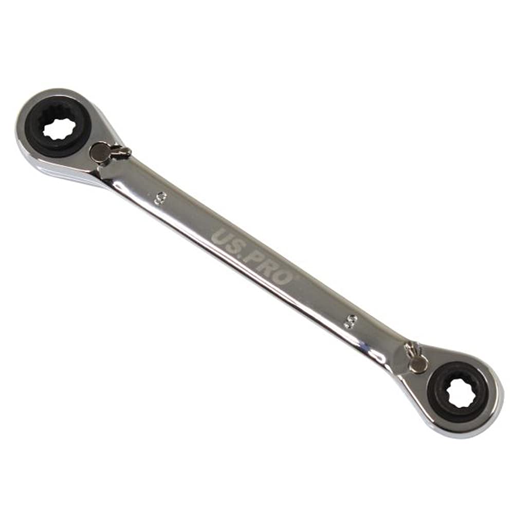 Us Pro Silver 4 In 1 Reversible Ratchet Spanner 8Mm 9Mm 10Mm 11Mm 72 Teeth