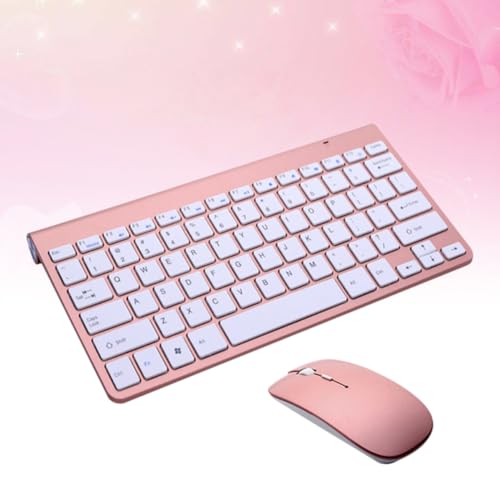 Teclado pequeño inalámbrico 2.4G de diseño elegante y ligero para computadora y teléfono 5