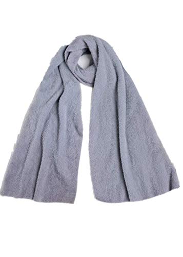 Écharpe hivernale de couleur unie épaissie contre le froid