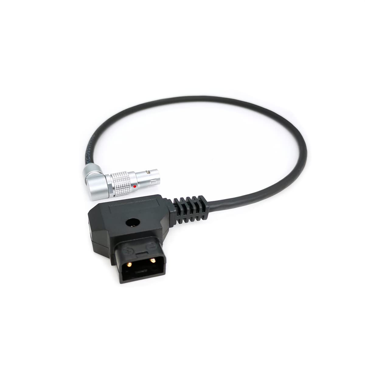 Teradek SmallHD ARRI RED Flexible Power Cable D-tap to Rotatable 0B 2-Pin Male Right Angle, Gold Mount V-Mount Dtap to Teradek Bolt, Z CAM