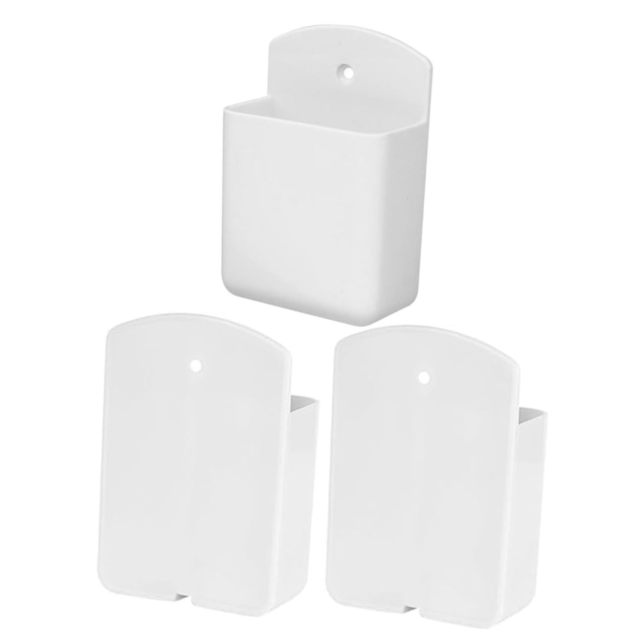 PRETYZOOM 12 Piezas Colgador De Control Remoto Montado Titulares Soporte para Control Remoto Junto a La Cama Portalápices Colgante Soporte Remoto para Montaje En Pared El Plastico