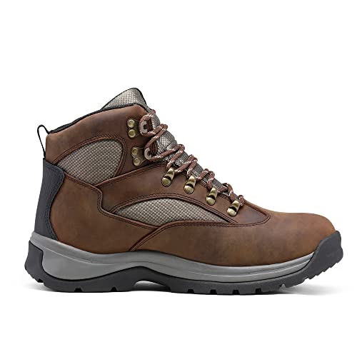 Image of NORTIV 8 Steel Toe Work Boots for Men Waterproof Slip Resistant Safety Construction Boots