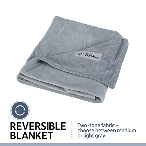 Petfusion Premium Dog Blanket, Cat Blanket | Ultra Soft Pet Blanket Available In Plush Or Quilted, 2 Colors (Grey, Brown) | Perfect Blanket For Small Dogs & Large Dogs. 12 Month Warranty #TOP4