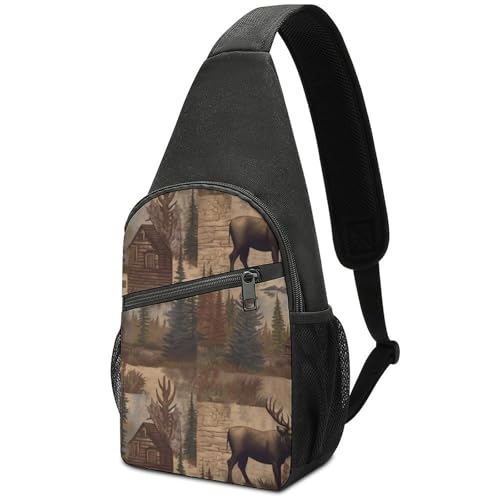 Morrales tipo sling para senderismo y uso casual miniatura 1
