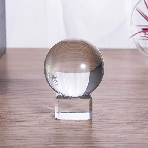 Longwin 40Mm(1.6 Inch) Solid Mini Fengshui Crystal Ball Healing Crystals(Clear) #TOP1