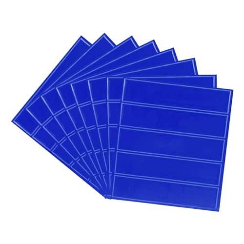 Autocollants Réfléchissants Sécurité Adhésifs Imperméables Bleu Foncé Casque Vêtement