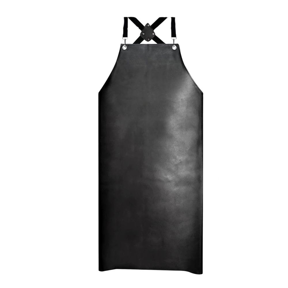 CTRLZS Dishwasher Apron Waterproof Rubber, 43" Anti-Tear Heavy Duty Vinyl Adjustable Thicker for Restaurant Cleaning