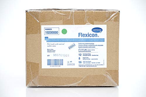 HARTMANN CONCO FLEXICON Cintas Conformables, Poliéster, 1 capa, 2 pulg. x 4.1 yardas, Rollo, Estéril miniatura 5
