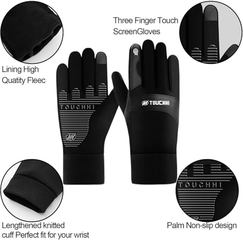 JEONDFG Beheizbare Handschuhe,Winter Vollfinger,USB Beheizte Handschuhe Nicht-Slip,wasserdichte Touchscreen Winterhandschuhe Beheizt,für Damen Herren Klettern,Radfahren