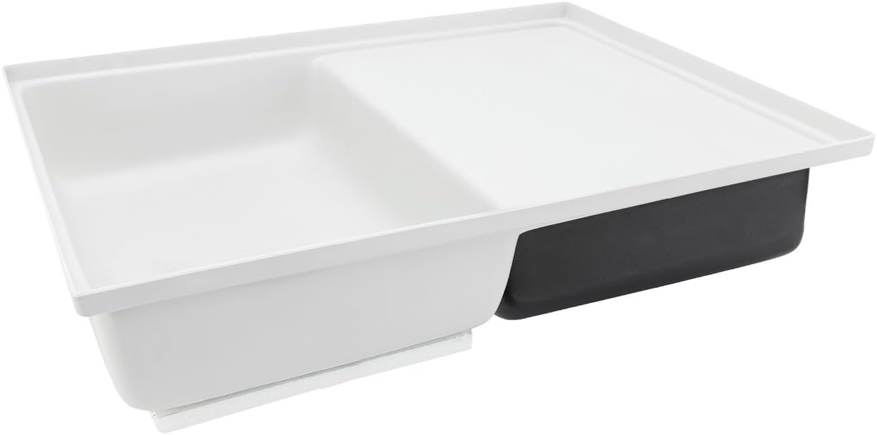 RecPro RV Combo Shower Pan Only | Optional Holding Tank | Made in USA (Shower Pan with Holding Tank, 23" x 32")