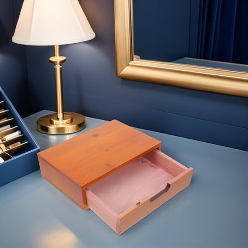 Organisateur tiroir en bois vintage pour ranger un bureau encombré - 8