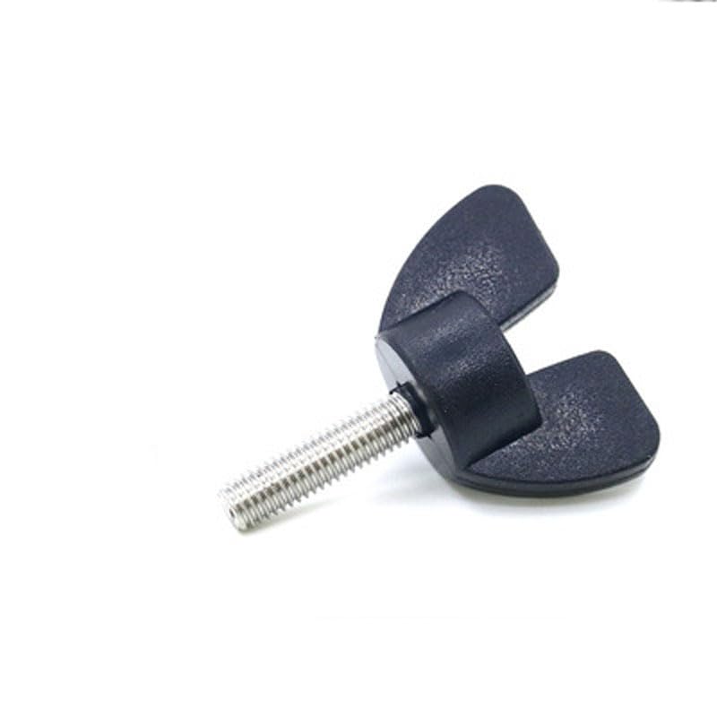 M5 Butterfly Thumb Screw Shaped Hand T Head Knob Screws Tighten bakelite Lock Bolts 12-51mm Length - (Size: M5 x51mm(2pcs))
