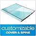 Cardinal Custom ShowFile Presentation Book, 12 Pockets, Holds 24 Letter-Size Sheets, Customizable Cover, Black (50132CB)
