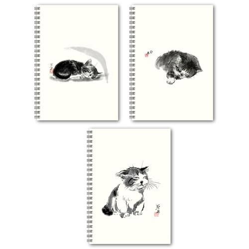 Carnet A5 Yujin chat Minoru Nakahama papeterie japonaise originale