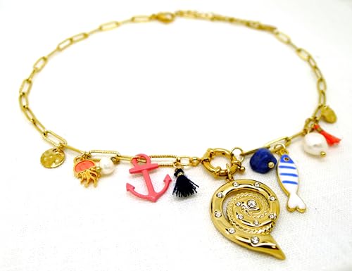 Collier à breloques Coquillage idéal pour sublimer vos looks de plage