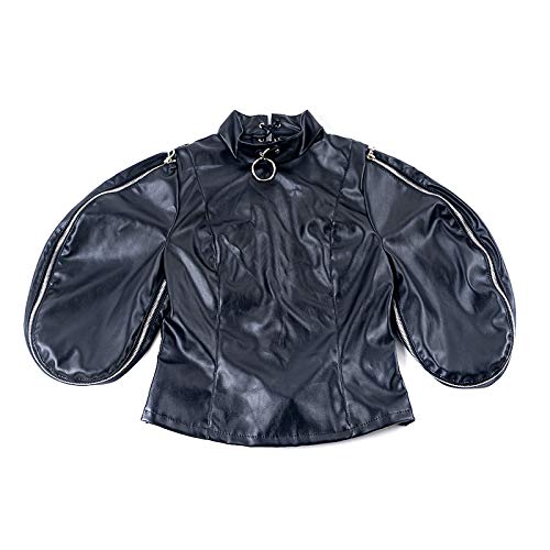 Manette Lingerie Sexy Erotica SM Vestito di Pelle Giacca Signore Manette Stabile Punk Accessori Bondage Borsa La Camicia di Forza Giocattoli Sessuali for Donne(L)