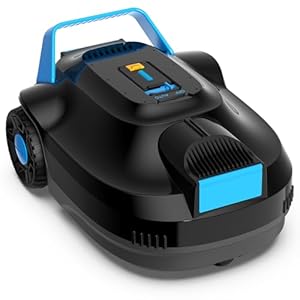 BOTLIFE (2026 Neu) PC01 Poolroboter, Akku Poolsauger Bodensauger, Kabelloser Poolroboter Boden, 120 Minuten Laufzeit, 6057 LPH, Selbsteinparkfunktion, Poolreiniger für Flache Pools bis zu 80㎡