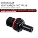 waswale Pack-1 Car PCV One-way Exhaust Valve, Replacement 267402G000 26740-2G000, Positive Crankcase Ventilation Control Valve, Compatible with JAC Chery Big Dipper Hyundai Accord Nissan (Black)
