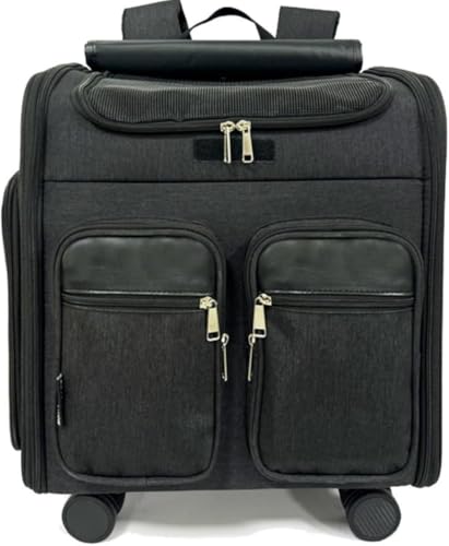 Vilom 2WAYペットキャリー|キャリーモード&バックパック自由切替|大型メッシュで 通気性|静音4輪でスムーズ移動|収納ポケット付き便利設計|洗えるメッシュパネル|折りたたみ可能でコンパクト|病院・旅行・日常使いに最適|カラフルデザインでおしゃれに