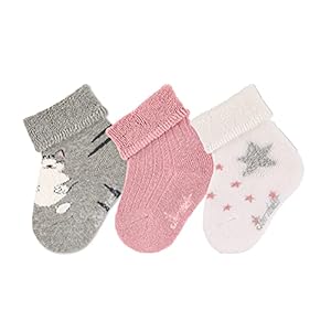 Sterntaler Baby-Söckchen 3er-Pack Katze baby-meisjes sokken