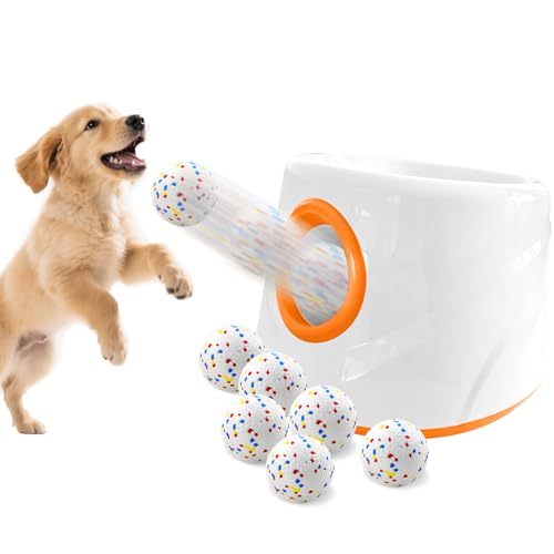Orifesio Machine de Balle pour Chien avec 6 Balles