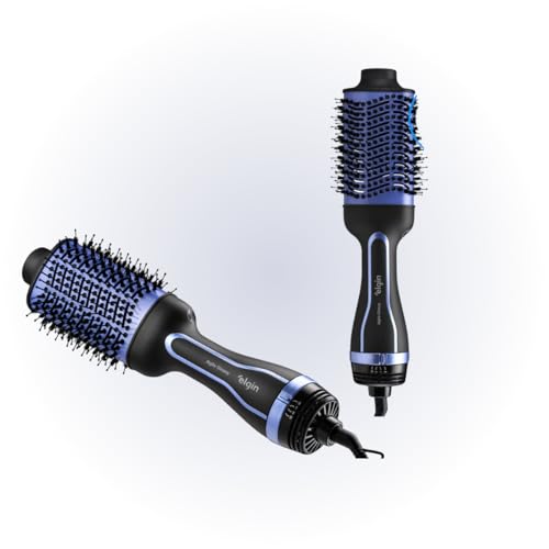 Escova Modeladora Elgin 3 Em 1 Seca Alisa Modela Resistente Lilas...