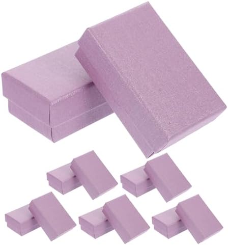 Lavender Jewelry Packaging Box 12pcs with Sponge Lining for Necklaces image 4